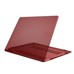 Чехол Hardshell Case для Macbook Air 13,3" (A1369; A1466) (Бордовый прозрачный)