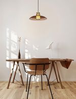 Подвесной светильник 8665P/L gold/amber