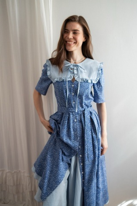 Воротничок Amelie, Голубой