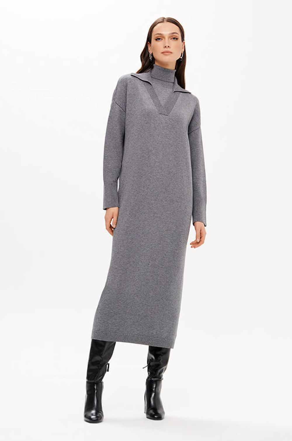 51708 Платье женское (серый)