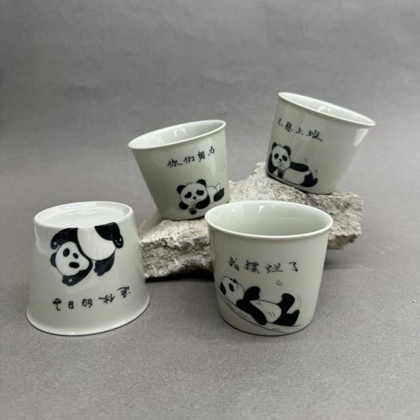 Чашка Панда, фарфор, 100мл