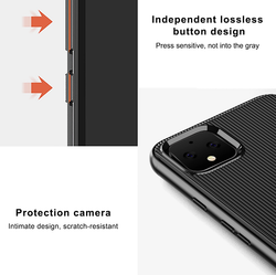 Чехол на Google Pixel 4 цвет Red (красный), серия Bevel от Caseport