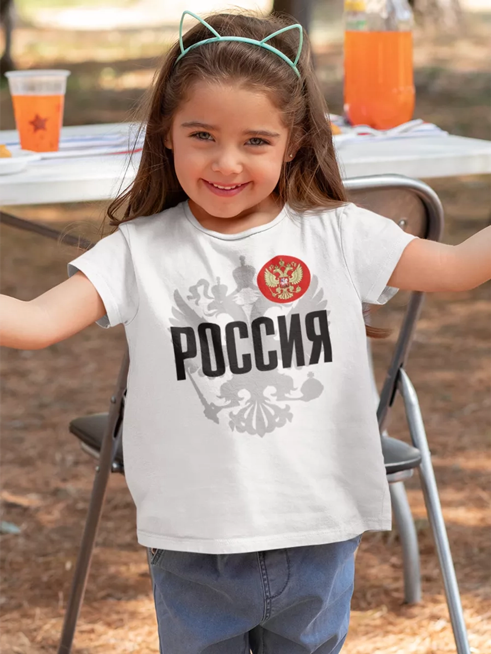 Футболка с гербом России