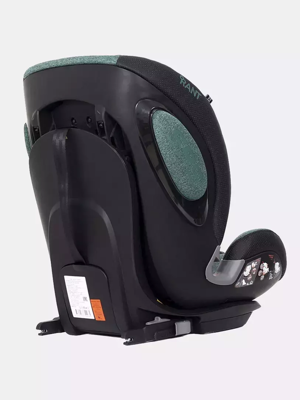 Автокресло BH012319i "iQ" isofix Genius Line группа 1-2-3  (9-36 кг) Malachite