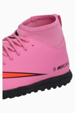 Сороконожки Nike Mercurial Superfly 10 Club TF Junior - бордовый