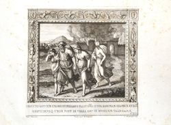 Фрески (картины) из перистилей Ватикана, руки Рафаэля Санти. На новых медных дощечках, изготовленных