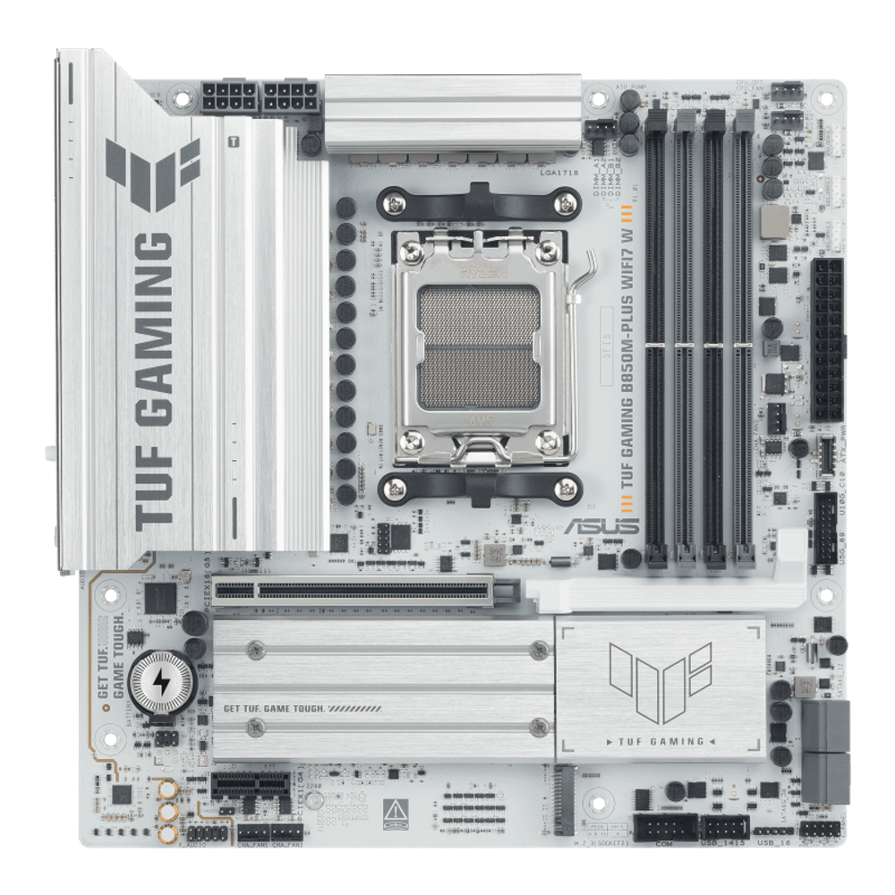 Материнская плата ASUS TUF GAMING B850M-PLUS WIFI7 W AM5 4xDDR5 4xSATA 3xM.2 HDMI DP Type-C mATX