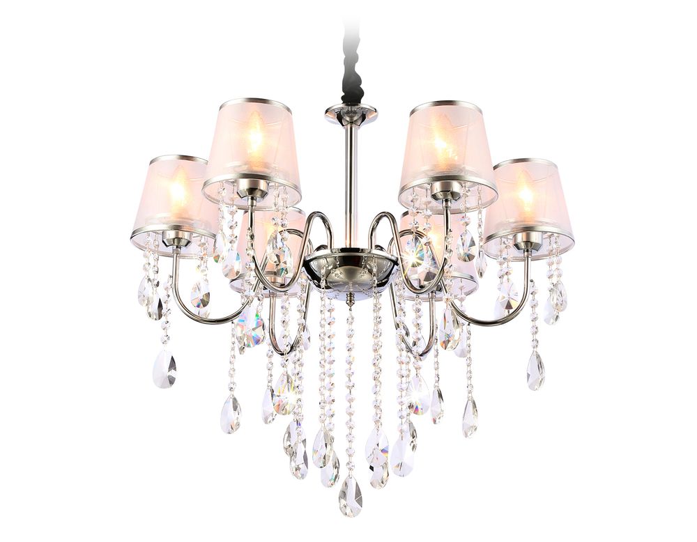 Ambrella Подвесная люстра с абажурами и хрусталем Traditional TR4588