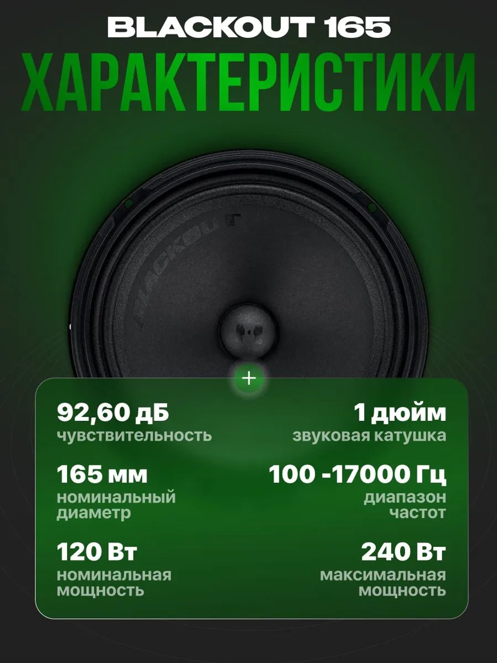 Динамики автомобильные Deaf Bonce Hannibal BLACKOUT 165, Alphard