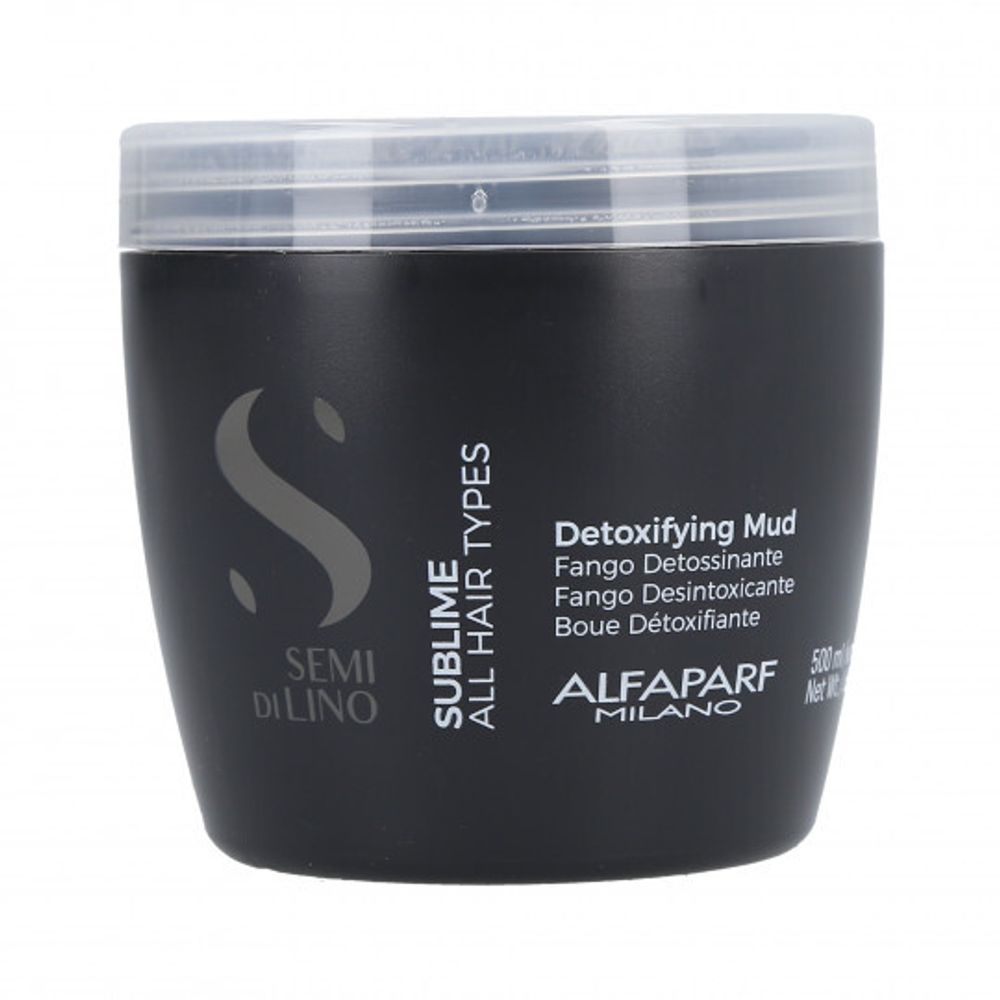 ALFAPARF SEMI DI LINO SUBLIME Детоксикационная грязевая маска для волос 500мл
