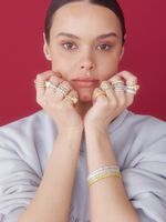 TENNIS SQUARE BRACELET 04 LEMON