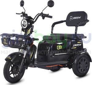 Электротрицикл SIBERTON S1 2000W (60V/21Ah) двухместный фото №1