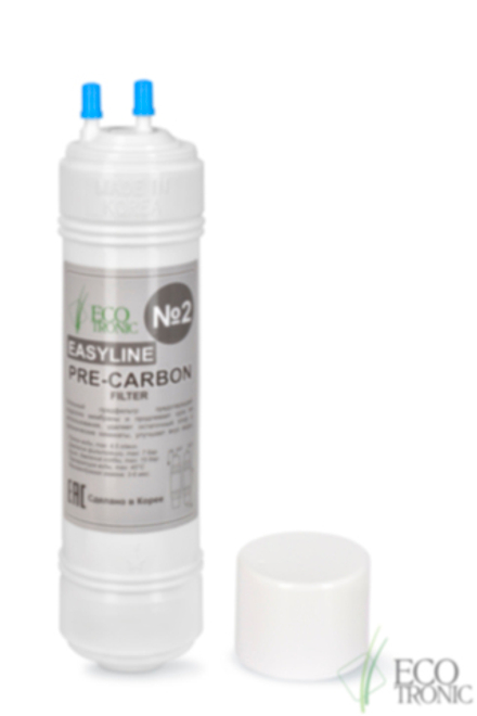 КОРОБКА (30шт) Фильтр Ecotronic Easyline 12" U-тип Pre-carbon