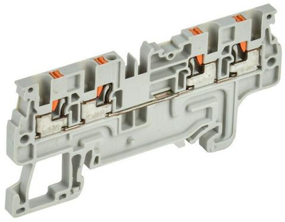Колодка клеммная CP-MC 4 вывода 1.5кв.мм сер. IEK YCT22-00-4-K03-001