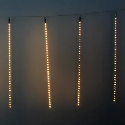 Гирлянда для улицы «Тающая сосулька» 3,0 м*80 см 575 лампы LED, IP-54, Теплый белый (8 трубок)