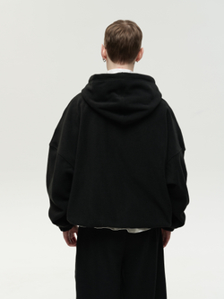 Drawstring Hoodie Black