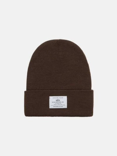 Шапка - Alpha Essential Beanie (espresso - кофейный)