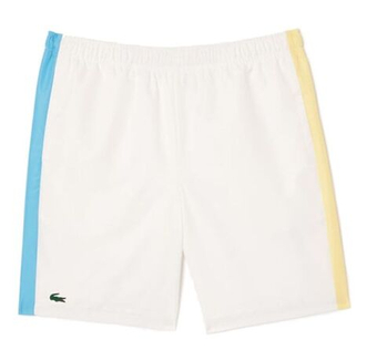 Мужские теннисные шорты Lacoste Sportsuit Colour-Block Shorts - белый