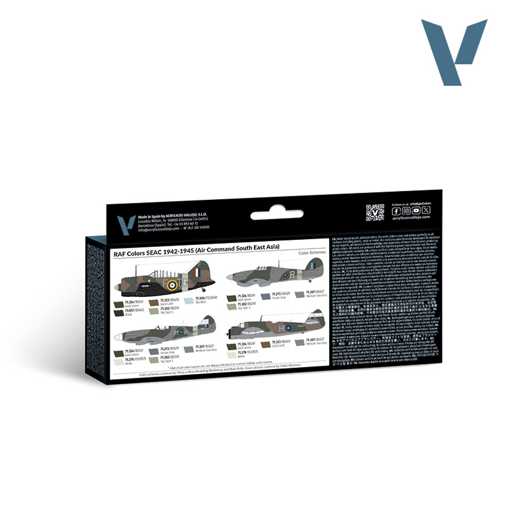 Model Air Set: RAF colors SEAC (Air Command South East Asia) 1942-1945