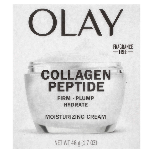 Olay, Collagen Peptide, увлажняющий крем, без отдушек, 48 г (1,7 унции)