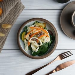 Салатник 400 мл d 16 cм h4,6 cм White Matt New Brown Taiga P.L. [6]