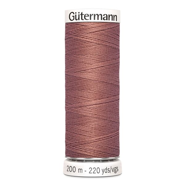 Нитки универсальные Gutermann Sew-all 100 (200 метров), 5 кат. | 245 золотисто бежево-розовый
