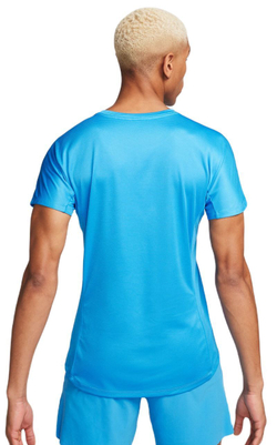 Мужская теннисная футболка Nike Rafa Challenger Dri-Fit Tennis Top - light photo blue/white