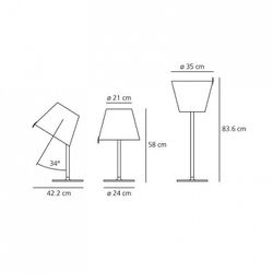Настольная лампа декоративная Artemide  0315010A