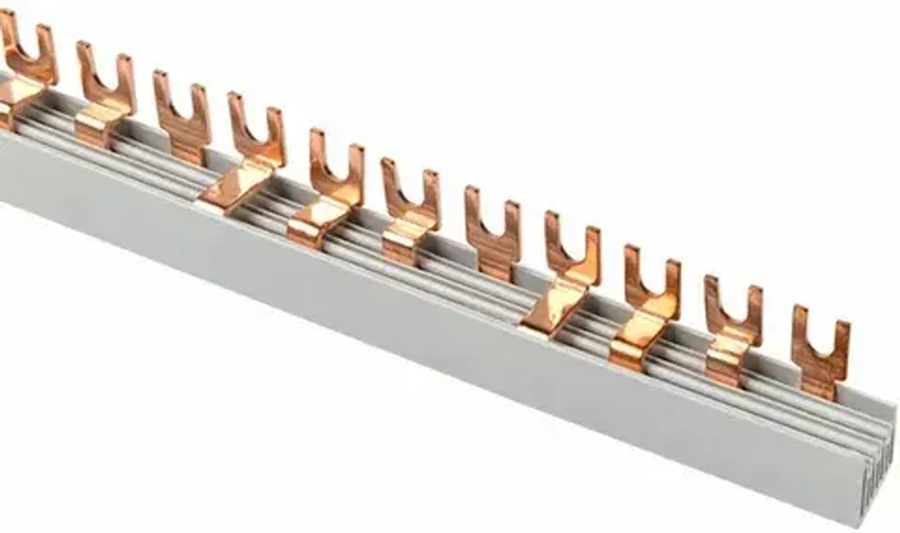 Шина соединительная 3П 100А FORK(вилка) 1м SQ0802-0015
