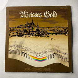 Винтажная виниловая пластинка LP Stern Combo Meissen Штерн Комбо Мейсен Weisses Gold (ГДР 1978)