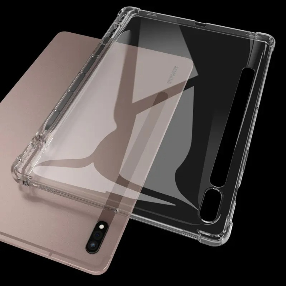 Чехол с усиленными углами и держателем для стилуса на планшет Samsung Galaxy Tab S7 и S8 (X700, X706, T870, T875)