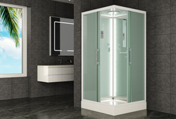 Душевая кабина Esbano (Эсбано) ES-L90CKR, с низким поддоном, с электрикой и LED освещением, 90х90х210