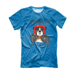 Футболка "Боксер - никогда не сдавайся"