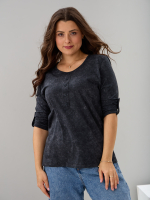 Лонгслив ЛНк-005/варенка-графит