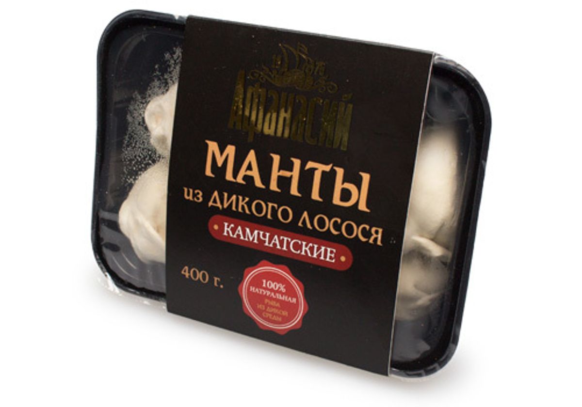 Манты из дикого лосося Камчатские, 6шт