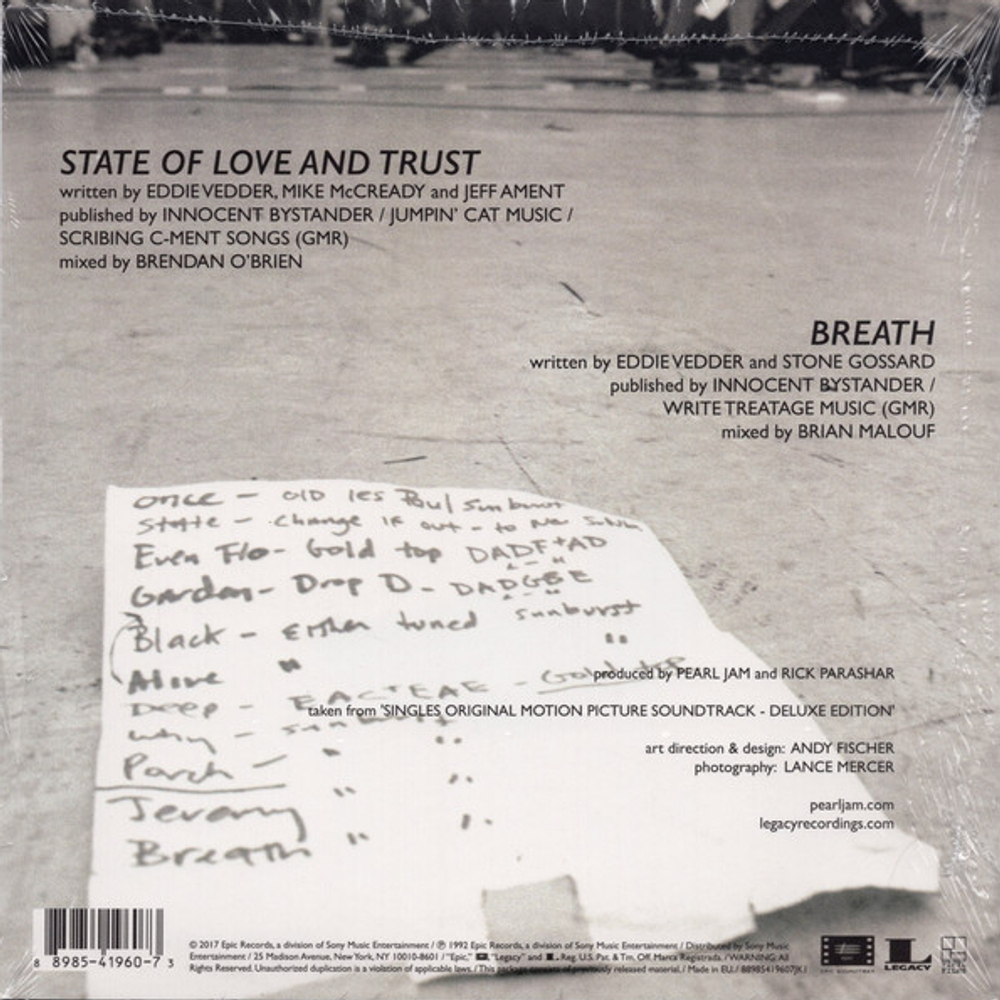 Pearl Jam / State Of Love And Trust, Breath (7" Vinyl Single)