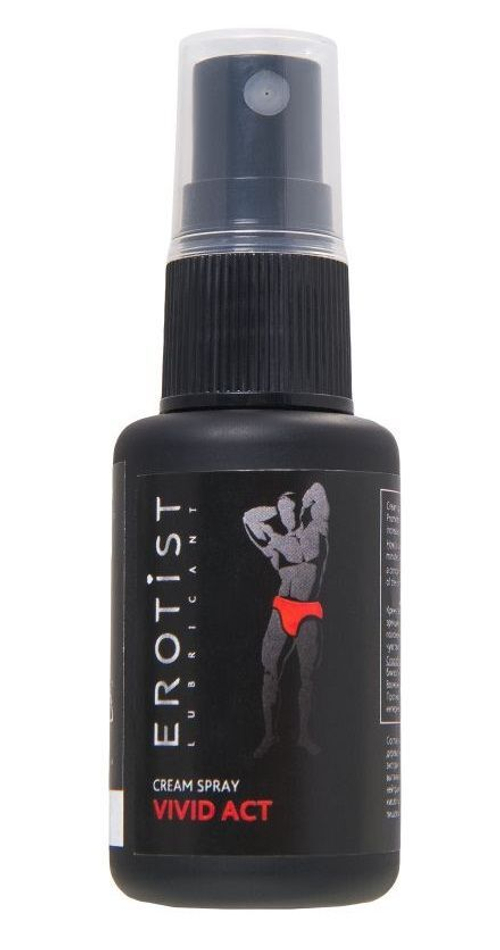 Возбуждающий крем-спрей для мужчин Erotist Vivid Act, 30 мл