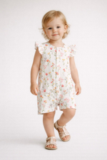 Песочник для девочки "Цветочная полянка", Кремовый