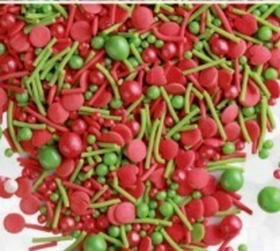 Микс с мягкими шариками Новогодний (№1005) 100 гр.