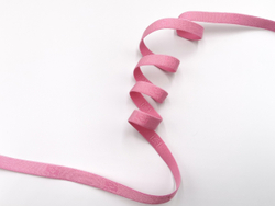 Бретелечная резинка без фестонов, с блеском, с надписью, 10мм, розовая, Китай (Арт: BRK/10-6957), м