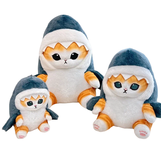 Мягкая игрушка " Котёнок - Акуленок " , 23 см