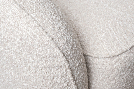 Кресло дизайнерское 92х82х69см Garda Decor Toulon бежевое букле