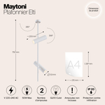 Подвесной светильник Maytoni Elti C021CL-02W