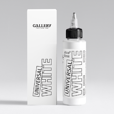 Тату краска Gallery Universal White, 50мл