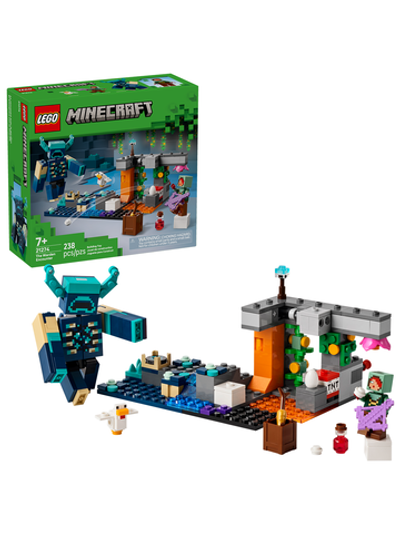 Конструктор Лего Майнкрафт Столкновение с Варденом 21274 | LEGO Minecraft The Warden Encounter набор  238 деталей 7+