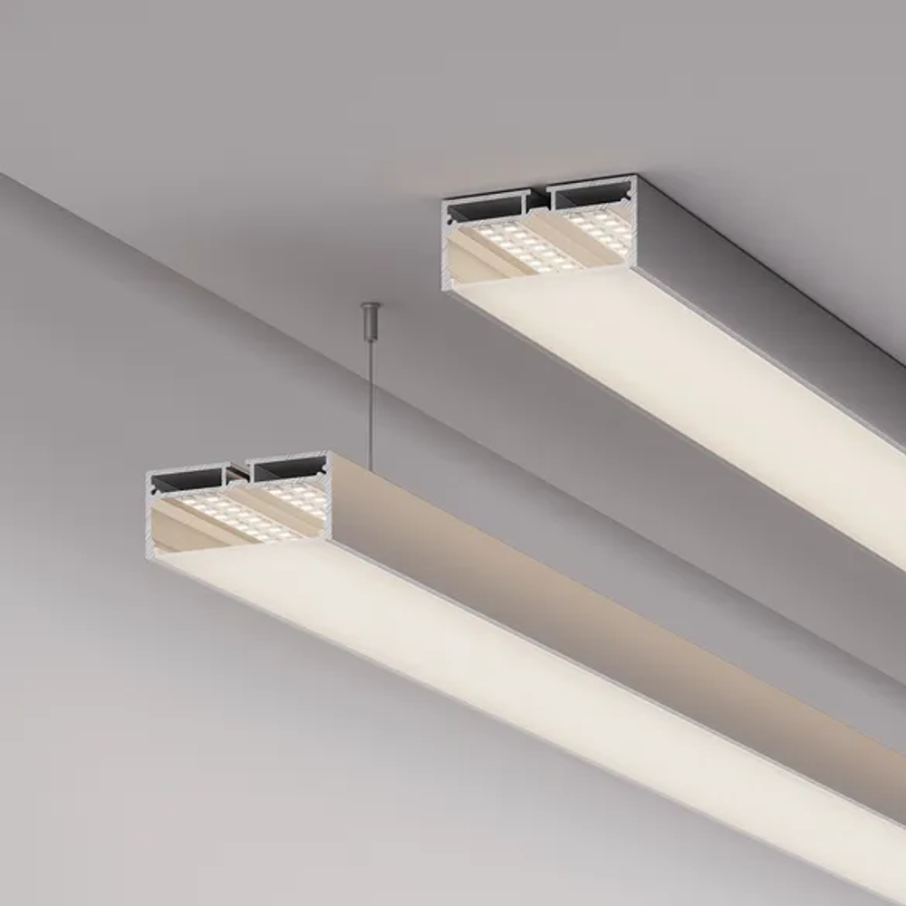 Профиль с экраном SL-LINE-7532-2000 ANOD (Arlight, Алюминий) 028033