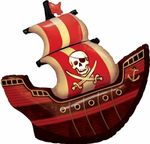 Шар (40''/102 см) Фигура, Пиратский корабль, 1 шт.