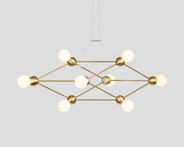 LINA 08-LIGHT SHEAR CHANDELIER