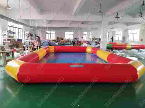 Прямоугольный надувной бассейн "Полосатик" 8*5*0.65 м