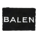Balenciaga Wool Handbag Clutch Women"s Black